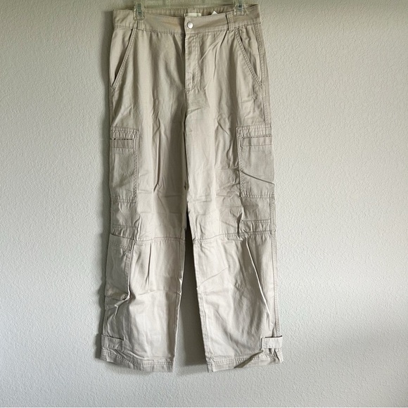 H&M Khaki Straight Leg Cargo Pants - Picture 1 of 9